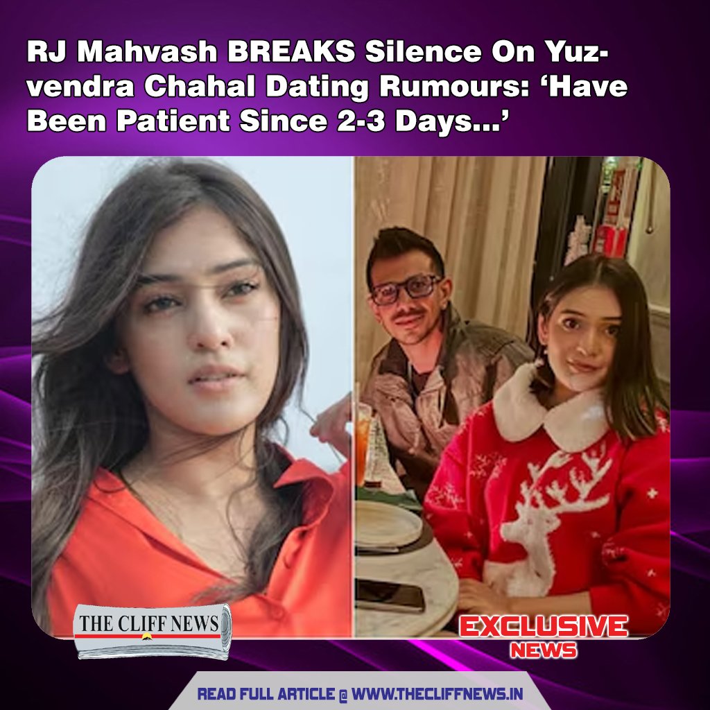 RJ Mahvash BREAKS Silence On Yuzvendra Chahal Dating Rumours: ‘Have Been Patient Since 2-3 Days…’