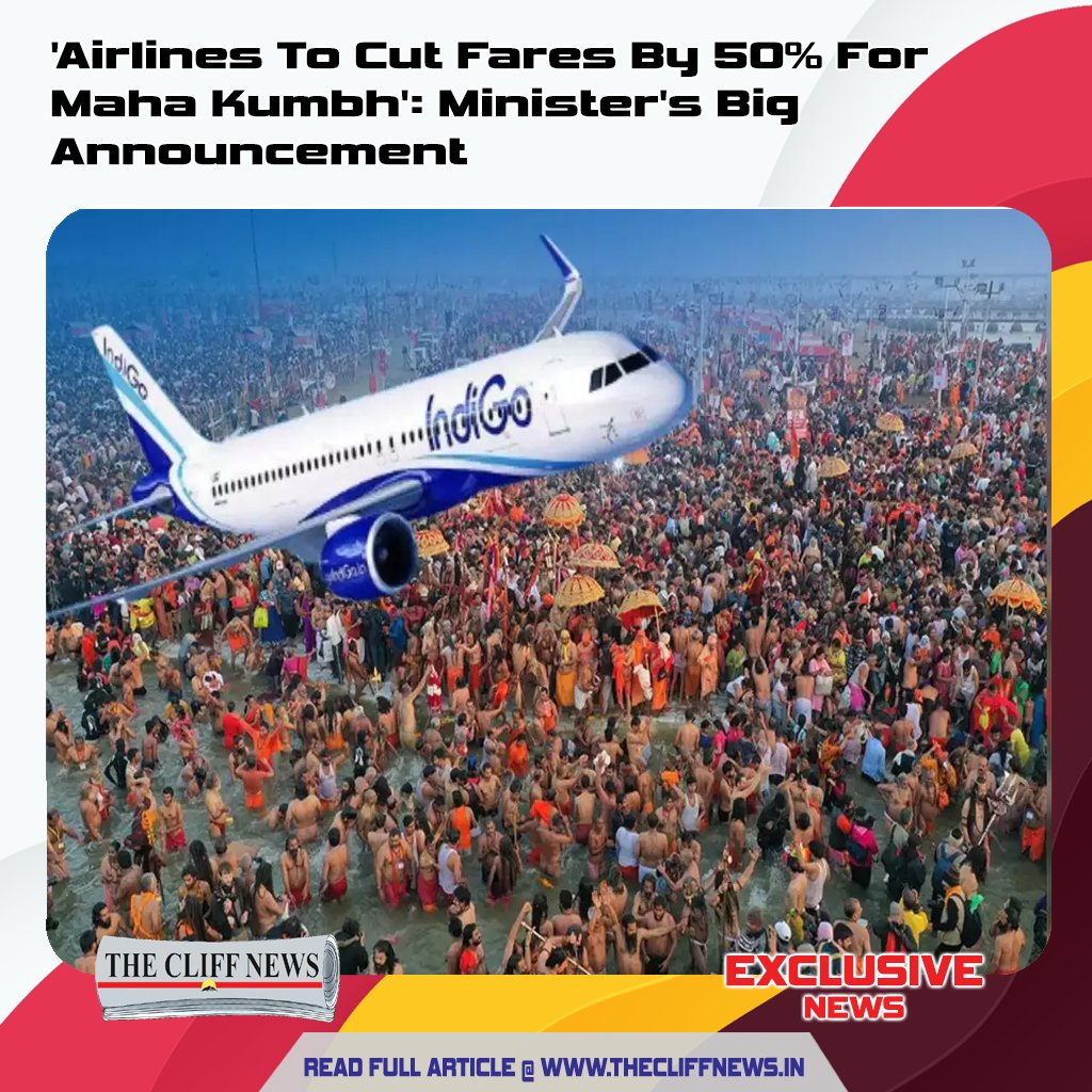 50% Airfare Reduction for Kumbh Mela Travelers Announced