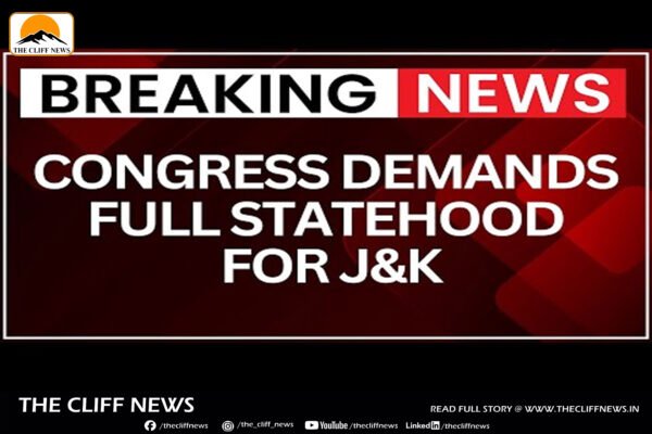 Congress Urges PM Modi to Restore J&K Statehood in Monsoon Session, Cites Constitutional Promises