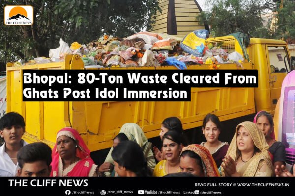 गणेश प्रतिमा विसर्जन के बाद भोपाल में 80 टन से अधिक कचरा एकत्र